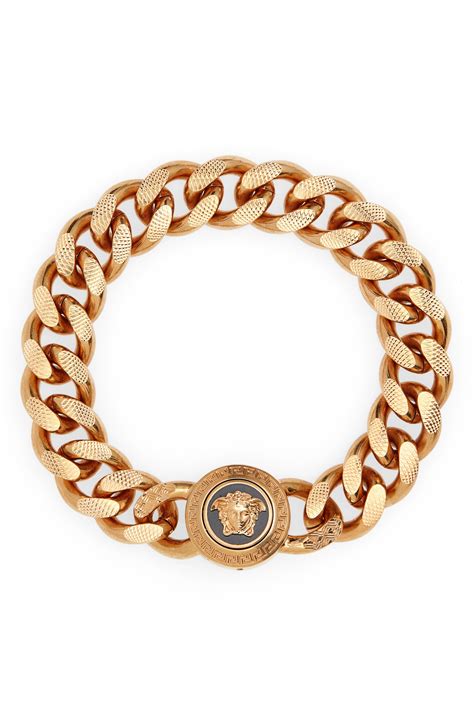 men's versace bracelet|versace necklace for men.